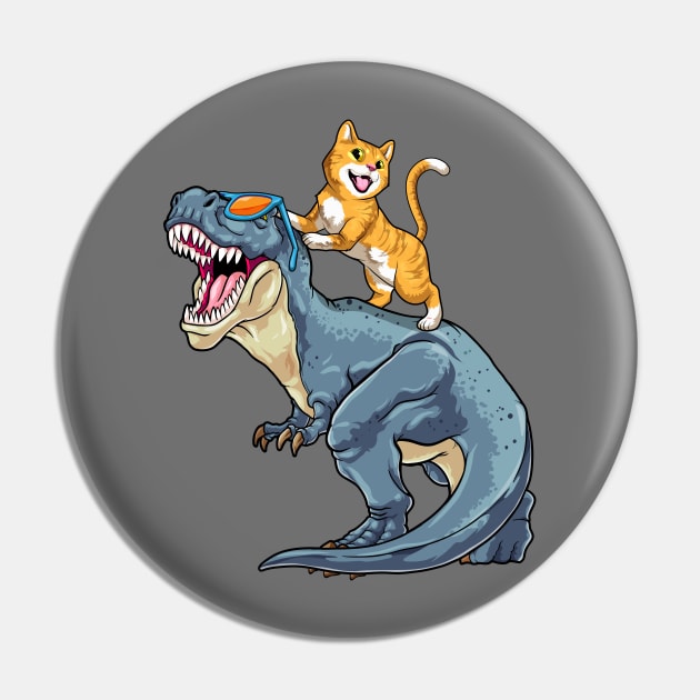 Purr-historic Adventure Pin by GoshWow 