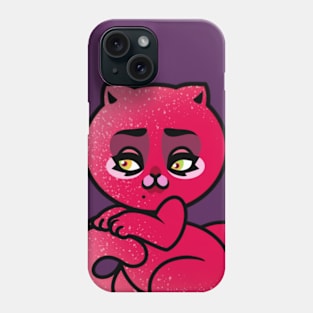 Magenta Cattie Phone Case