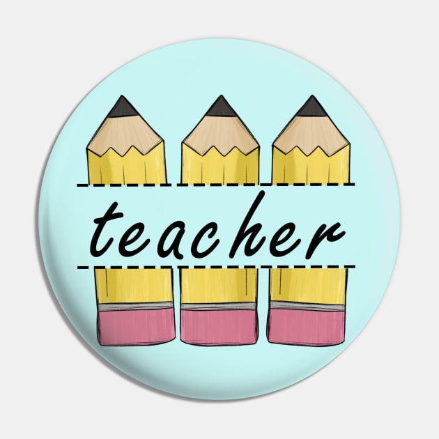 teacher Pin by ithacaplus