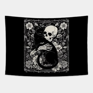 Cat Skull Anatomy Tapestry