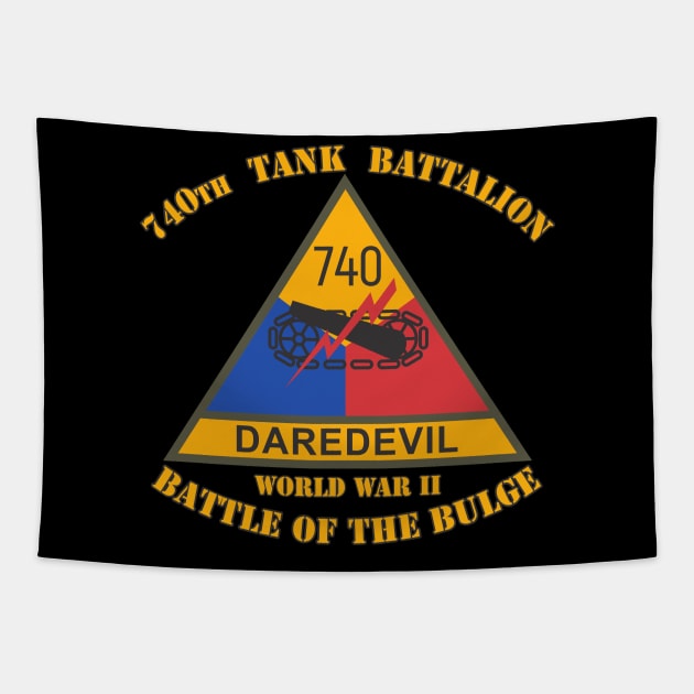 740th Tank Battalion Tapestry by MBK