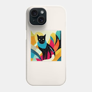 Abstract Cat Phone Case