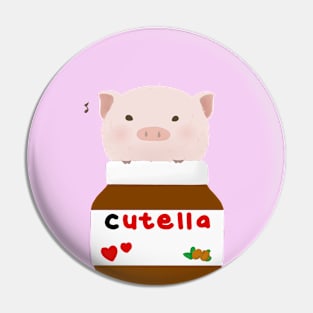 Cutella Piggy Pin