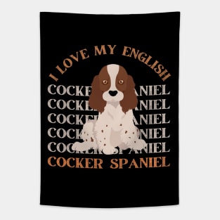 English Cocker Spaniel Life is better with my dogs Dogs I love all the dogs Tapestry