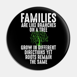 Funny Family Shirts Families Are Like Branches On A Tree Pin