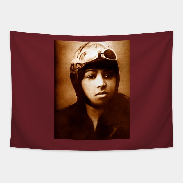 Bessie Coleman (1923) Tapestry by truthtopower