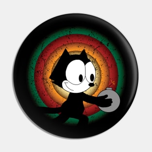 Felix the Cat Paws and Playfulness in Cinematic Style Pin