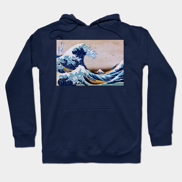 wave of kanagawa hoodie