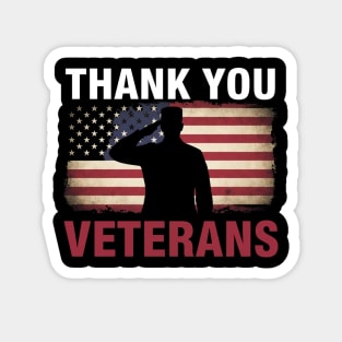 Thank - You - Veterans Magnet