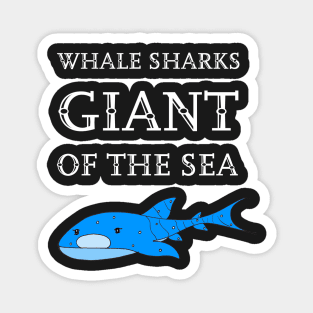 Whale Sharks Giants of the Sea Shark Lover Magnet