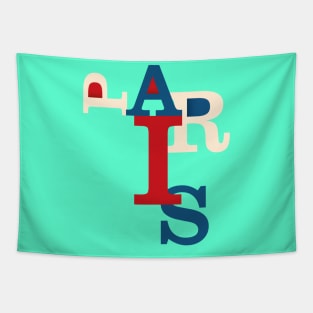 Paris Typo Tapestry