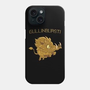 Golden Gullinbursti: A Mythical Design for a Legendary Journey Phone Case