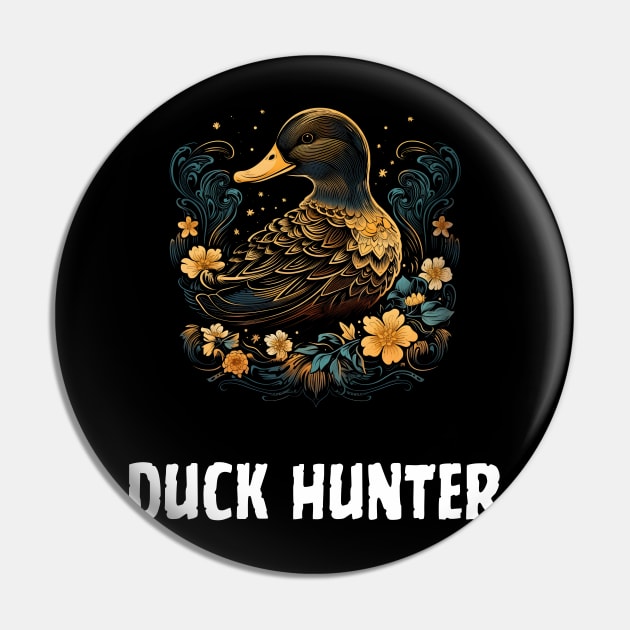 duck hunting Pin by vaporgraphic