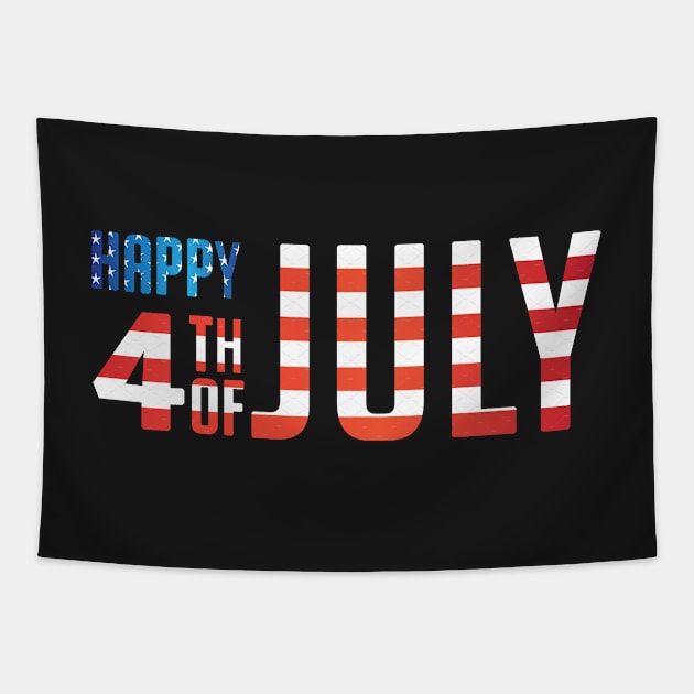 Happy 4th of July Tapestry by n24second