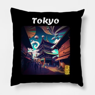 Tokyo, Japan v2 T-Shirt Pillow