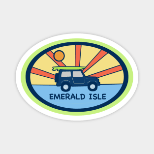 Emerald Isle NC Beach Day Magnet