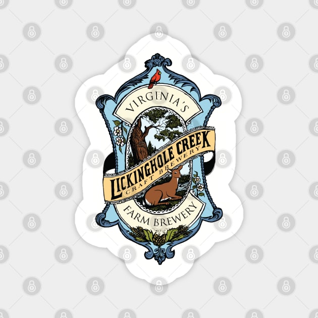 LCCB Seal Magnet by Lickinghole Creek Craft Brewery