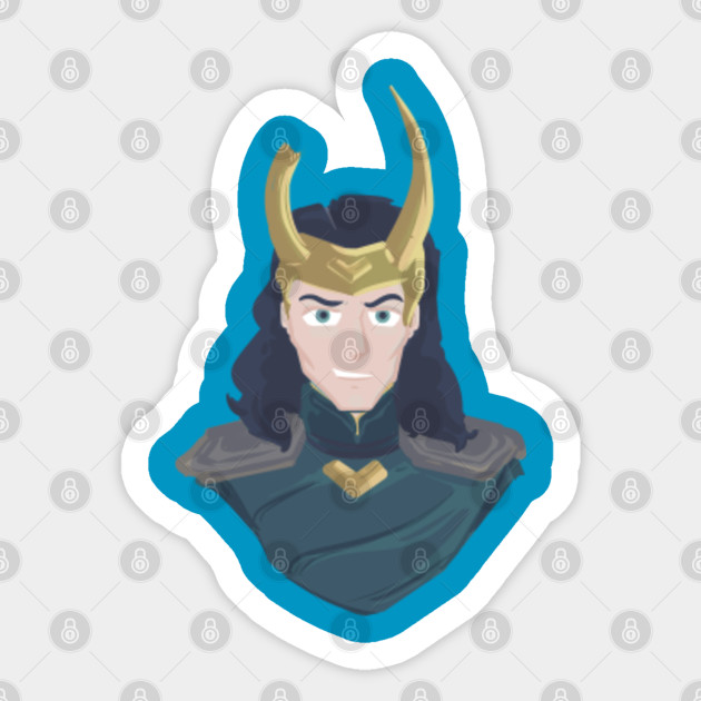 Loki Thor Ragnarok Marvel Sticker Teepublic