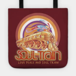 Love Peace and Soul Train Tote