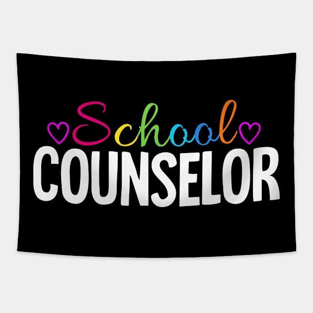 School Counselor Appreciation Teachers Gift Tapestry by 2blackcherries