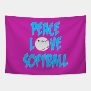 Peace Love Soft Ball Tapestry