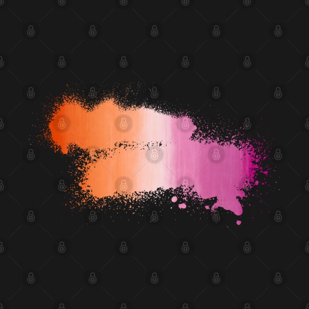 Lesbian Paint Smudge Minimalism by Adult LGBTQ+ and Sexy Stuff