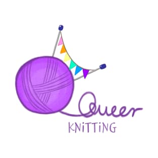 Queer knitting T-Shirt