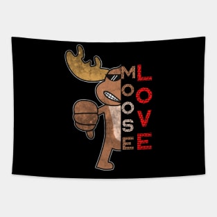 Moose Love Tapestry