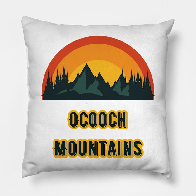 Ocooch Mountains Pillow by Canada Cities