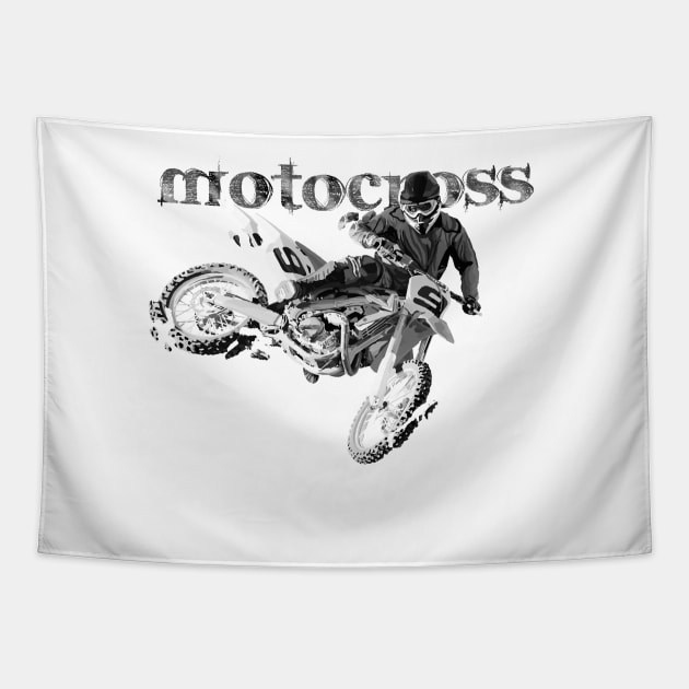 Motocross Tapestry by sibosssr