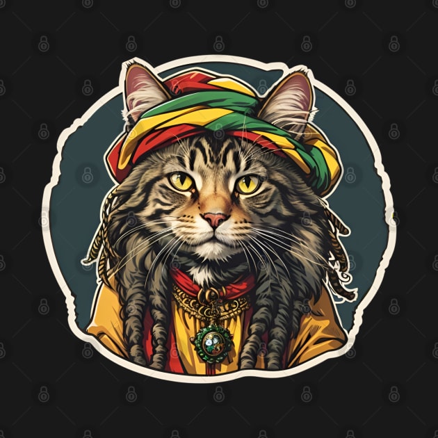 Rastafarian Cat by Providentfoot