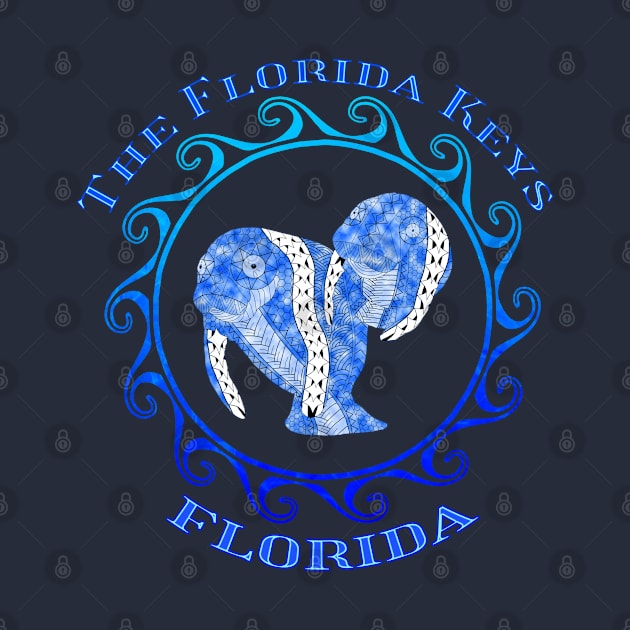 The Florida Keys Florida Vacation Tribal Manatees by macdonaldcreativestudios