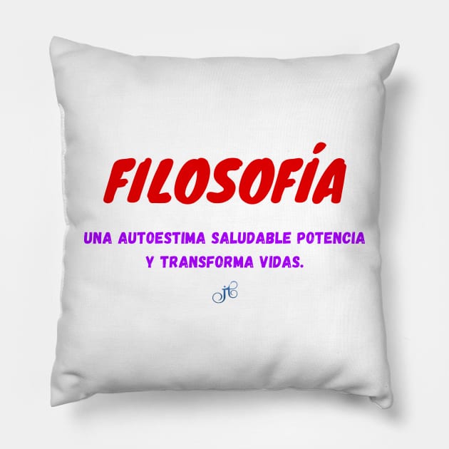 Filosofía Pillow by LibrosBOOKtique