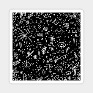 BOHO DOODLE ART Magnet