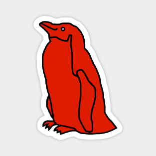 Red Penguin Magnet