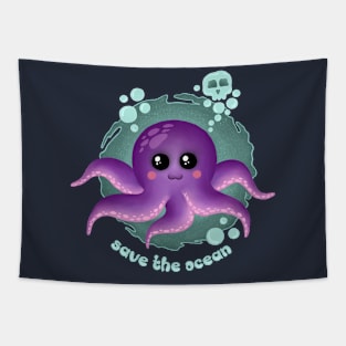 Save The Ocean Tapestry