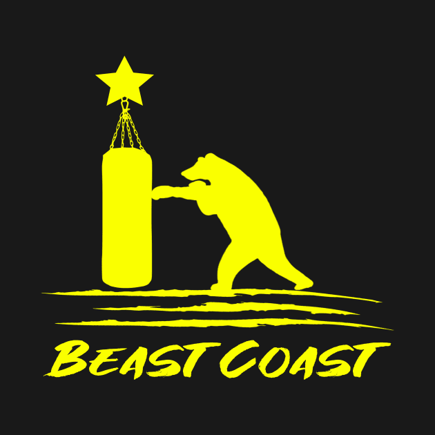 Beast Coast California Republic Bear Boxing by Lerad28