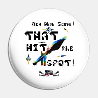 RPG: That Hit the Spot, v. Black Text Pin