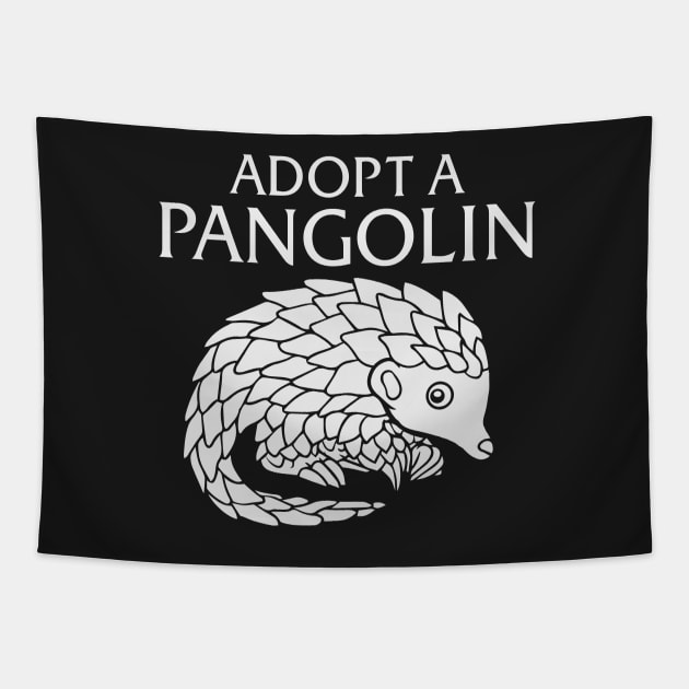 Adopt a Pangolin Tapestry by jumpingmaster