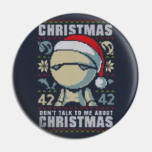 Ugly Sweater Marvin Paranoid Android - Hitchhiker's Guide to the Galaxy T-Shirt Pin