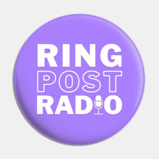 Ring Post Radio Logo Pin