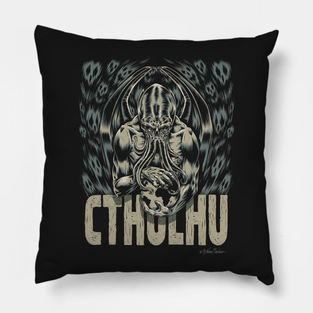 cthulhu Pillow by nanobarbero