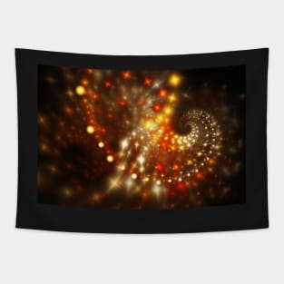 Golden swirl Tapestry