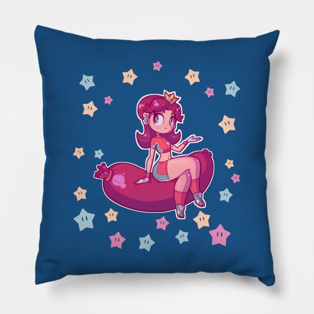 Princess of Sausage Land Pillow by Xuco