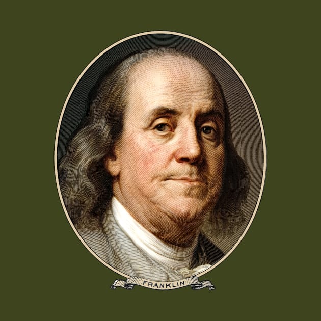 Benjamin Franklin Portrait Fanart by NeilGlover