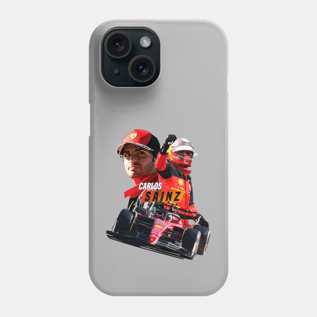 Racing Sainz Phone Case by pxl_g