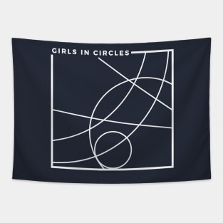 Girls in Circles Tapestry