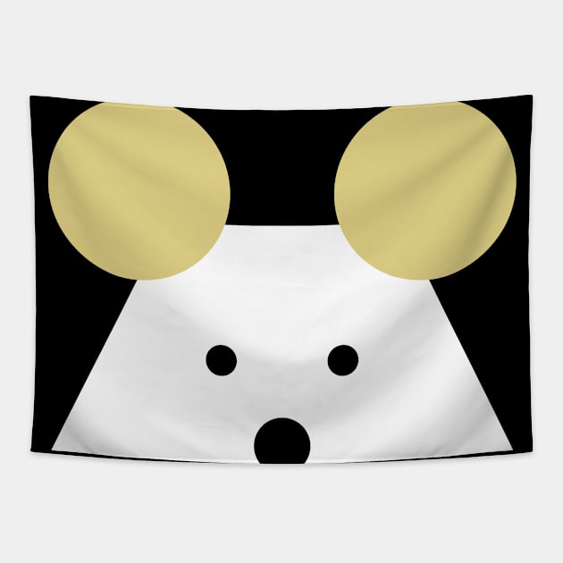 Peek-a-Boo Mouse, Golden Ears Tapestry by ABKS