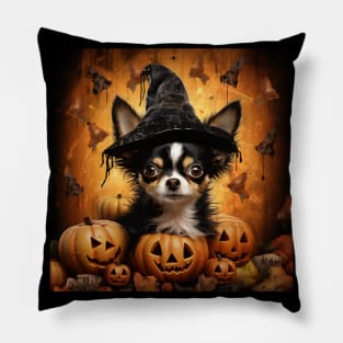 Chihuahua Halloween Pillow