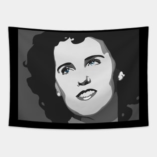 Black Dahlia Ms. Elizabeth Short Tapestry